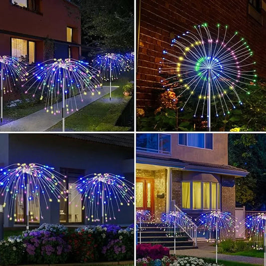 Guirlanda Solar de LED para Jardim: Iluminação Festiva e Sustentável!