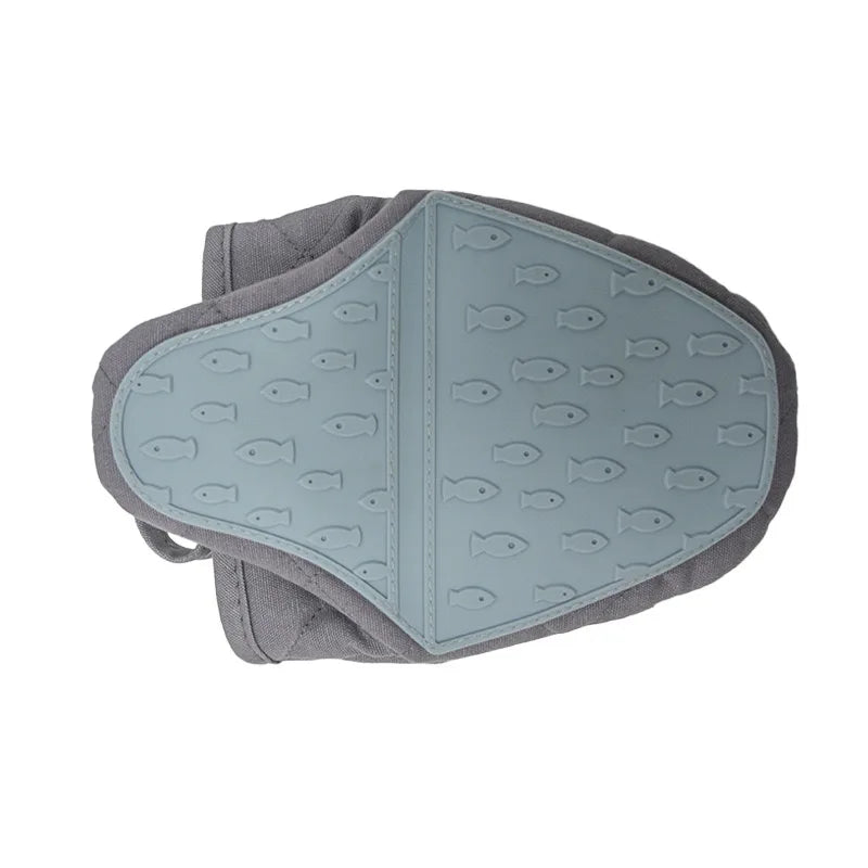 Luva de silicone anti-escaldante para forno, luvas de silicone para cozinha, bandeja, suporte para pratos, luvas multiuso para forno - 1 peça