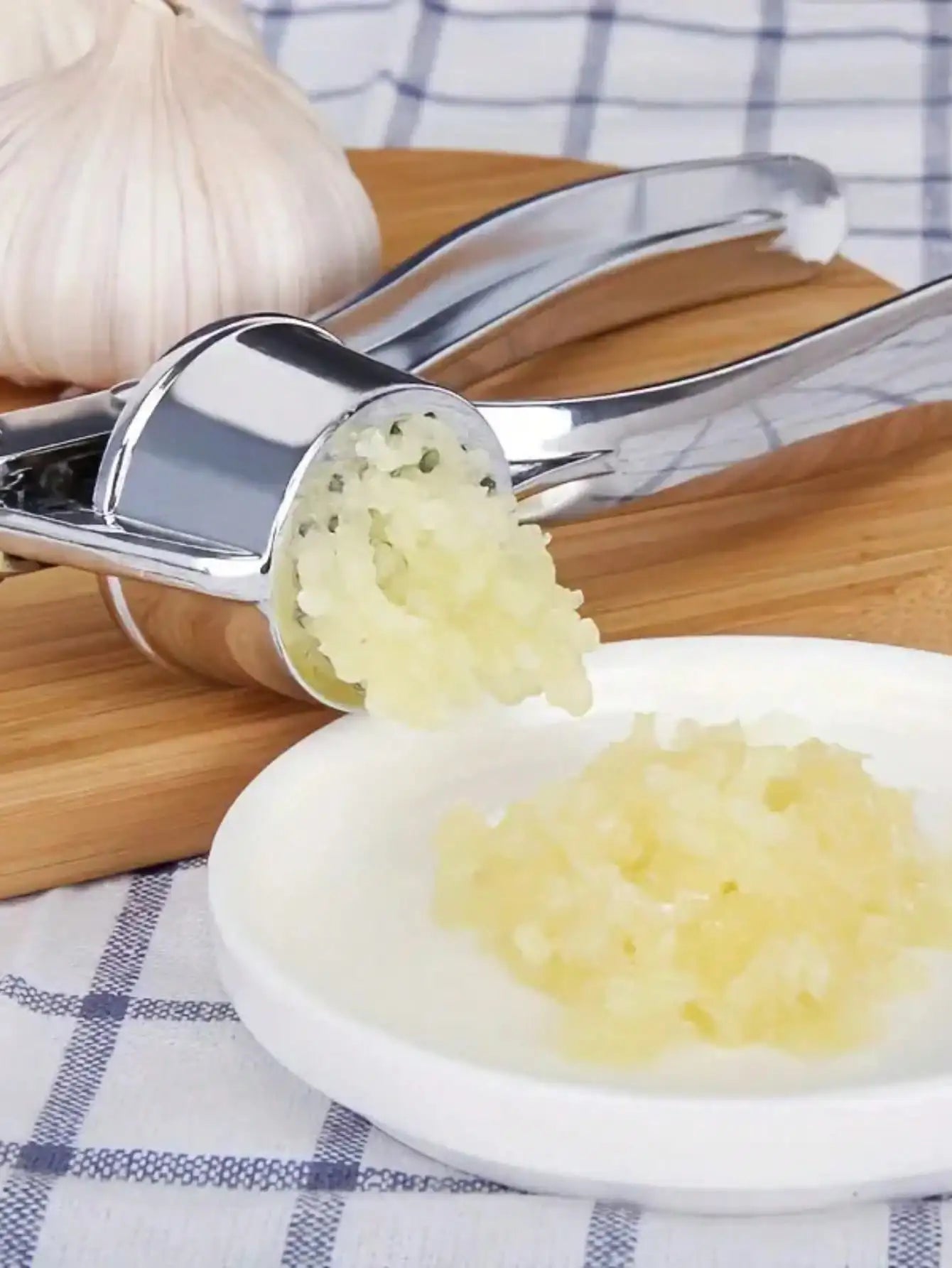 Espremedor de alho lavável, espremedor de gengibre, amassador de alho, picador de alho, utensílios de cozinha - 1 peça