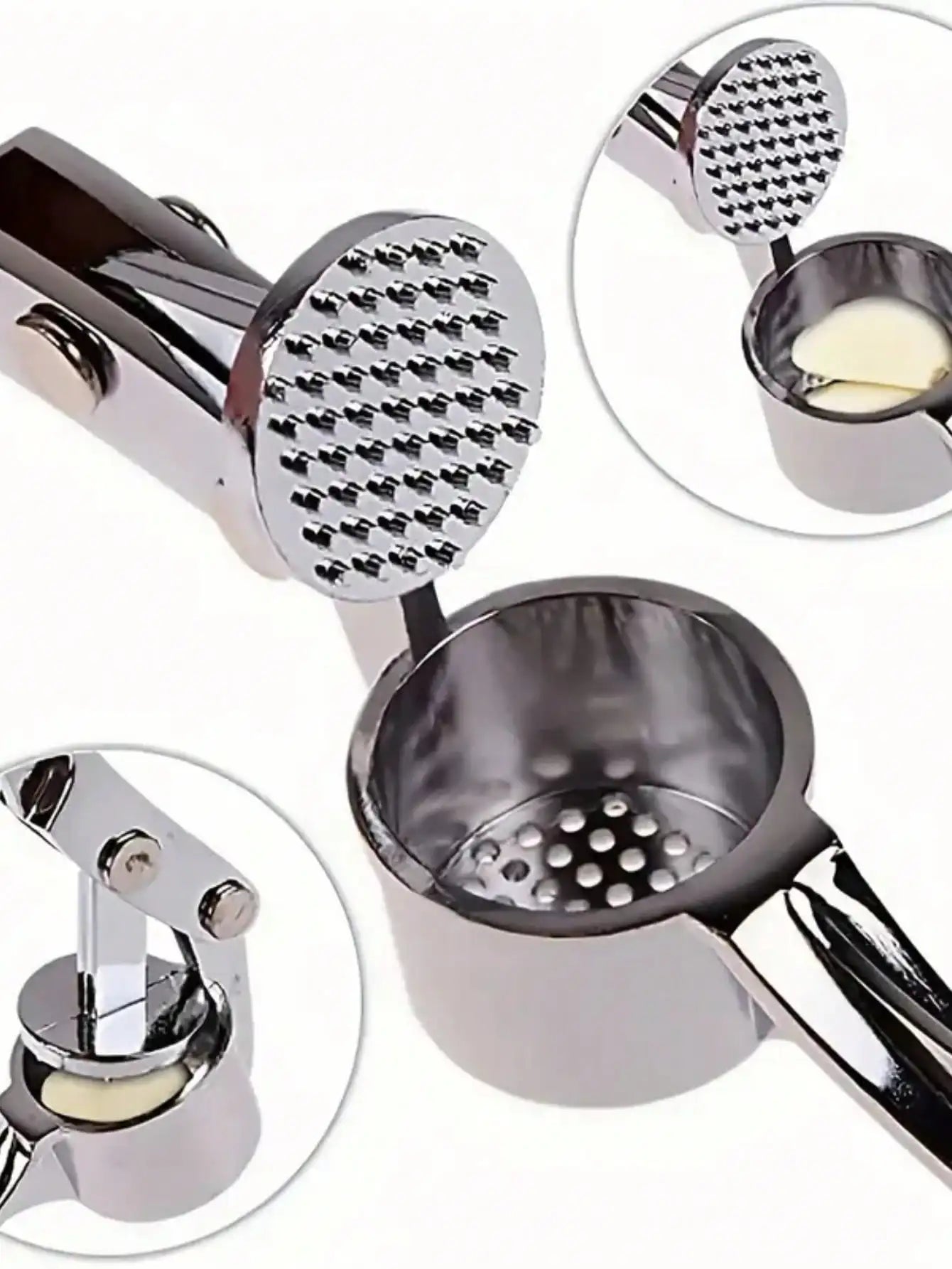 Espremedor de alho lavável, espremedor de gengibre, amassador de alho, picador de alho, utensílios de cozinha - 1 peça