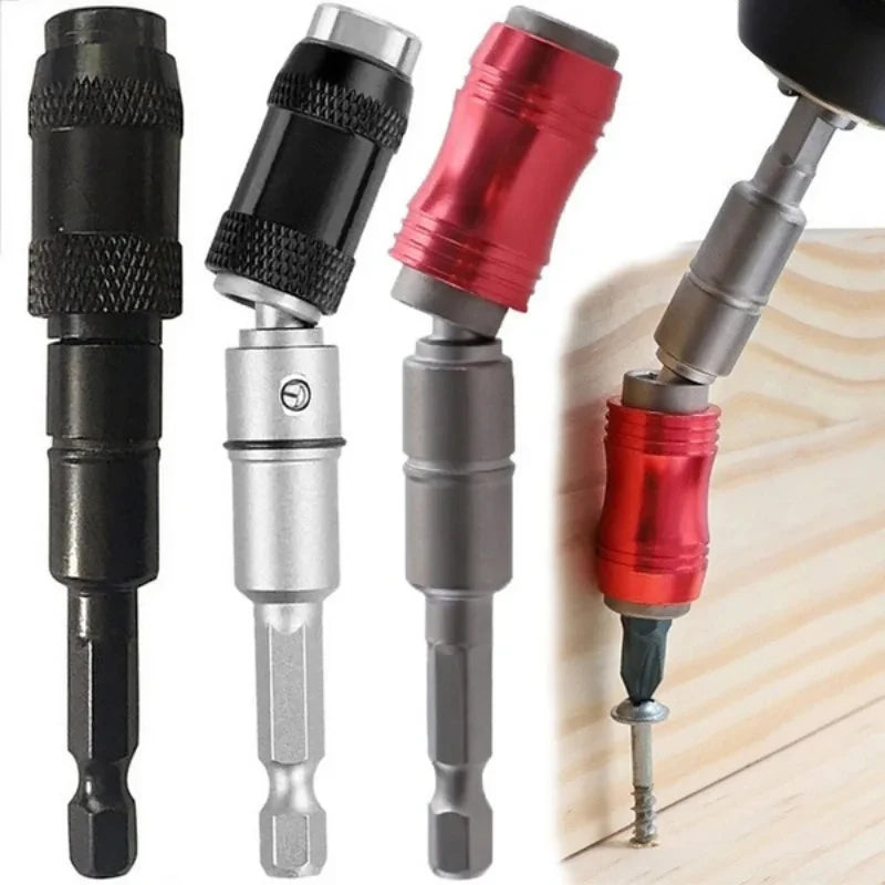 Pontas de chave de fenda de anel magnético sextavado de 1/4" - Broca Ferramentas manuais - Haste de extensão de broca - Suporte de troca rápida - Guia de acionamento - Ponta de broca de parafuso