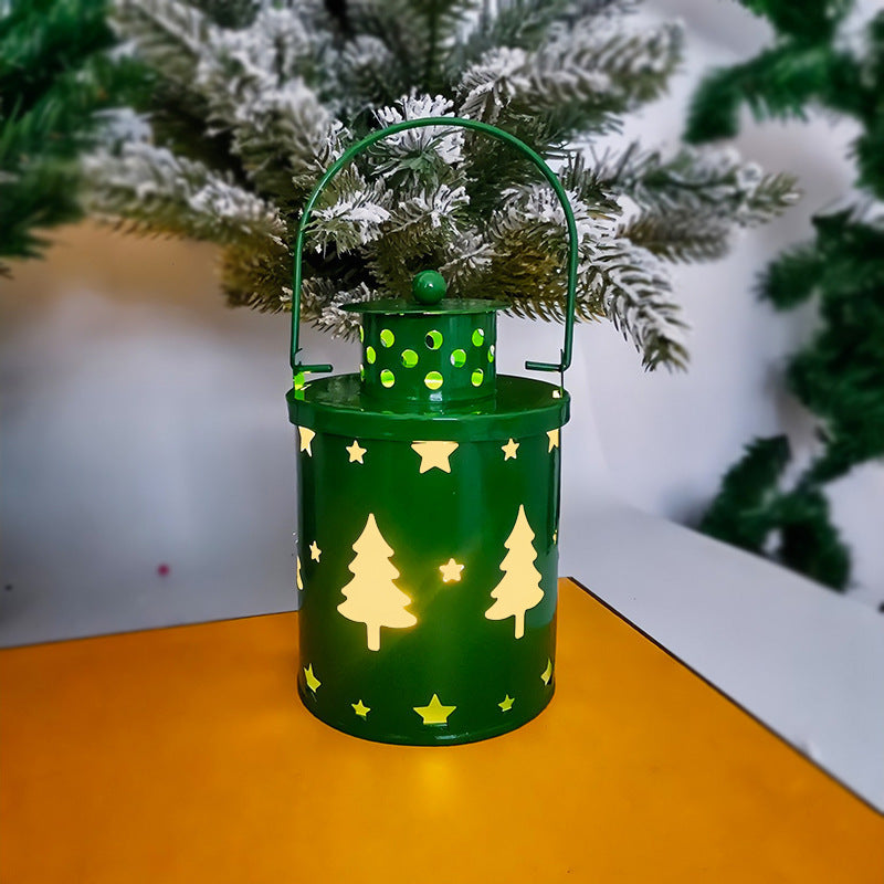 Luzes de velas de Natal, lanternas pequenas de LED, luzes de velas eletrônicas, decoração criativa de Natal