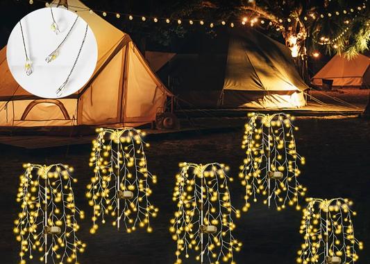 Luzes de Fogos de Artifício Solar - Transforme Seu Espaço Externo!