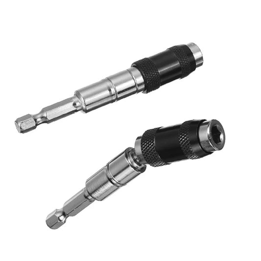 Pontas de chave de fenda de anel magnético sextavado de 1/4" - Broca Ferramentas manuais - Haste de extensão de broca - Suporte de troca rápida - Guia de acionamento - Ponta de broca de parafuso