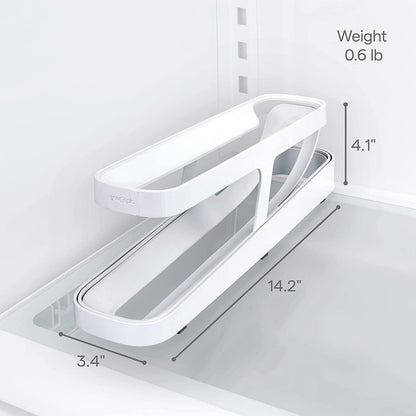 Suporte para armazenamento de ovos, dispensador de ovos rolldown, caixa de ovos prática