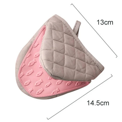 Luva de silicone anti-escaldante para forno, luvas de silicone para cozinha, bandeja, suporte para pratos, luvas multiuso para forno - 1 peça