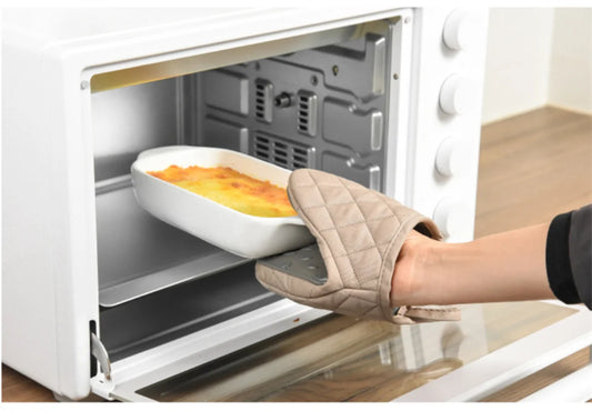 Luva de silicone anti-escaldante para forno, luvas de silicone para cozinha, bandeja, suporte para pratos, luvas multiuso para forno - 1 peça