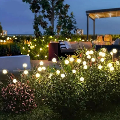 Luminárias Solares LED Vaga-Lume: Magia e Movimento para Seu Jardim!