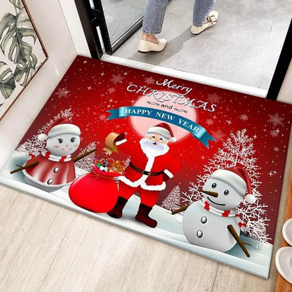 Tapete de Natal para entrada de casa e varanda