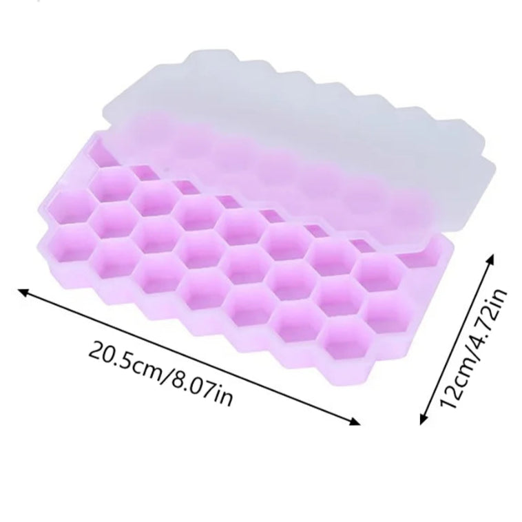 Molde de silicone para almôndegas com 37 grades e tampa, acessórios de cozinha