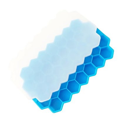 Molde de silicone para almôndegas com 37 grades e tampa, acessórios de cozinha