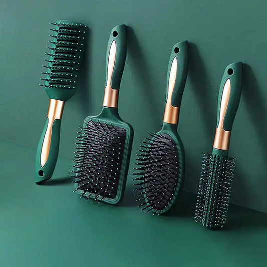 Escova de Pente com Almofada de Ar para Massagem Capilar, Escova Desembaraçadora para Cabelo, Antiestática, Salão de Beleza, SPA, Ferramenta de Modelagem de Cabeleireiro Oval Redonda
