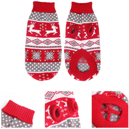 Suéter quente para cachorro de estimação, roupas de inverno para cães pequenos e médios, casaco de malha para filhotes, gatos, chihuahuas, buldogues franceses, fantasias de yorkshire