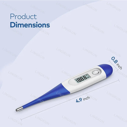 Oxímetro com clipe de dedo, termômetro eletrônico medição de temperatura da axila, oral, uso doméstico, adultos e crianças