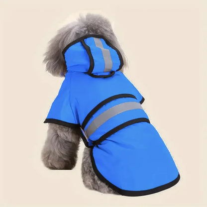 Mantenha seu animal de estimação seco e confortável - Capa de chuva ajustável à prova d'água e de vento para cães!