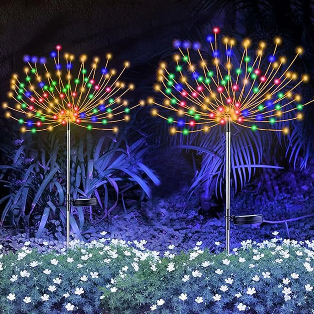 Guirlanda Solar de LED para Jardim: Iluminação Festiva e Sustentável!