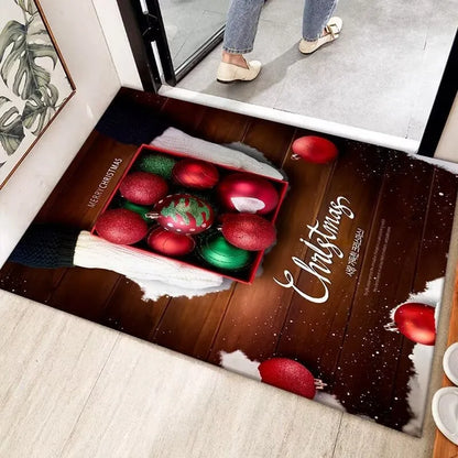 Tapete de Natal para entrada de casa e varanda