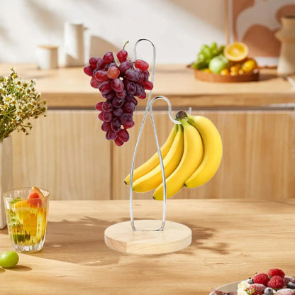 Suporte para banana, árvore de banana resistente, mantém as bananas frescas, display de armazenamento, cabide de banana moderno, gancho de banana para balcão de cozinha