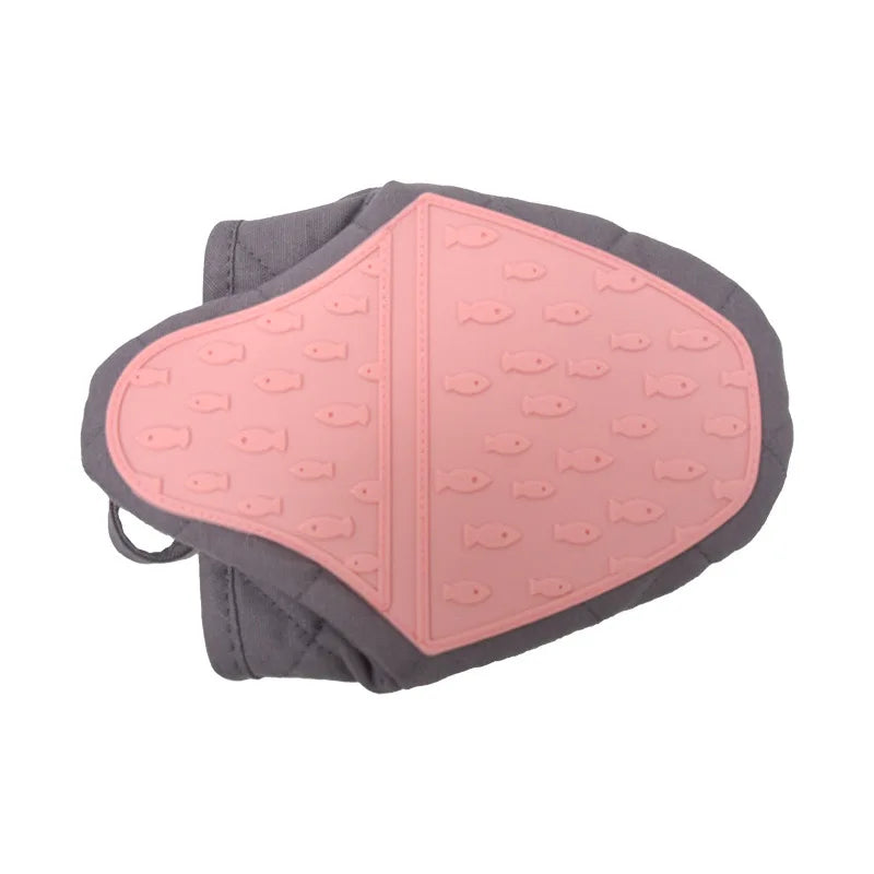 Luva de silicone anti-escaldante para forno, luvas de silicone para cozinha, bandeja, suporte para pratos, luvas multiuso para forno - 1 peça