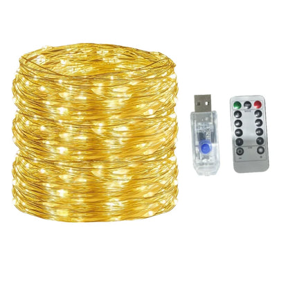 Fio de Fada LED com Controle Remoto