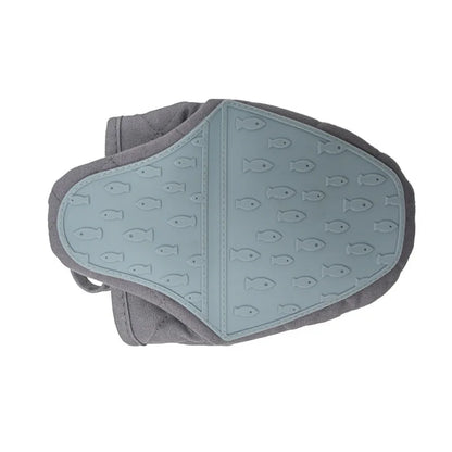 Luva de silicone anti-escaldante para forno, luvas de silicone para cozinha, bandeja, suporte para pratos, luvas multiuso para forno - 1 peça