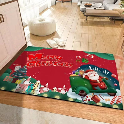 Tapete de Natal para entrada de casa e varanda