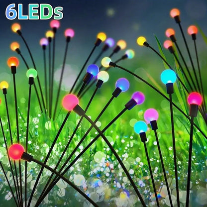 Luminárias Solares LED Vaga-Lume: Magia e Movimento para Seu Jardim!