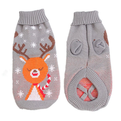 Suéter quente para cachorro de estimação, roupas de inverno para cães pequenos e médios, casaco de malha para filhotes, gatos, chihuahuas, buldogues franceses, fantasias de yorkshire