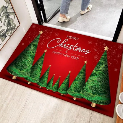 Tapete de Natal para entrada de casa e varanda