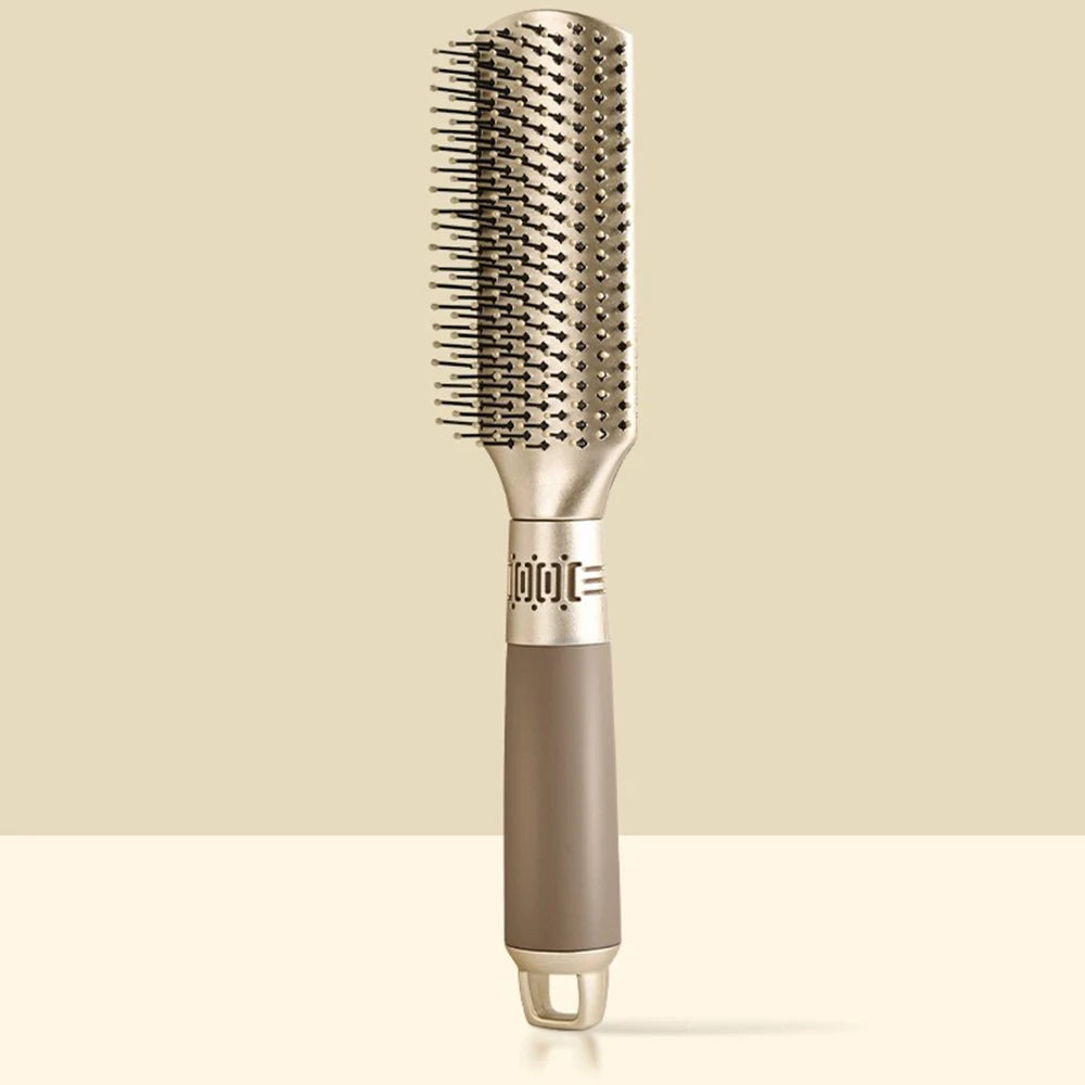 Escova de Pente com Almofada de Ar para Massagem Capilar, Escova Desembaraçadora para Cabelo, Antiestática, Salão de Beleza, SPA, Ferramenta de Modelagem de Cabeleireiro Oval Redonda