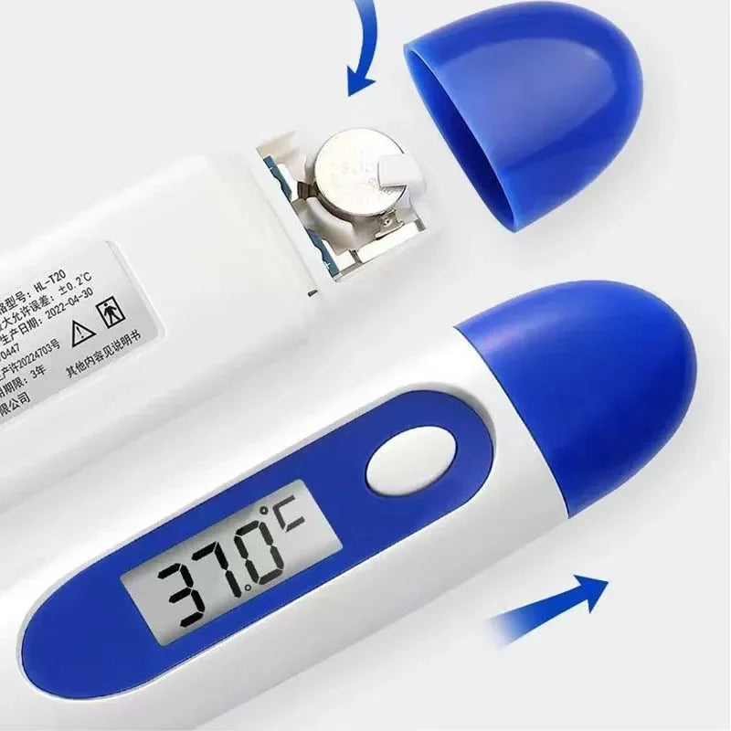 Oxímetro com clipe de dedo, termômetro eletrônico medição de temperatura da axila, oral, uso doméstico, adultos e crianças