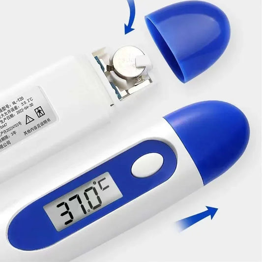 Oxímetro com clipe de dedo, termômetro eletrônico medição de temperatura da axila, oral, uso doméstico, adultos e crianças