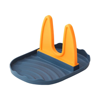 Suporte para tampa de panela, colheres, descanso para tampa de panela, suporte para espátula para utensílios de cozinha, ferramentas e acessórios, organizador de fogão