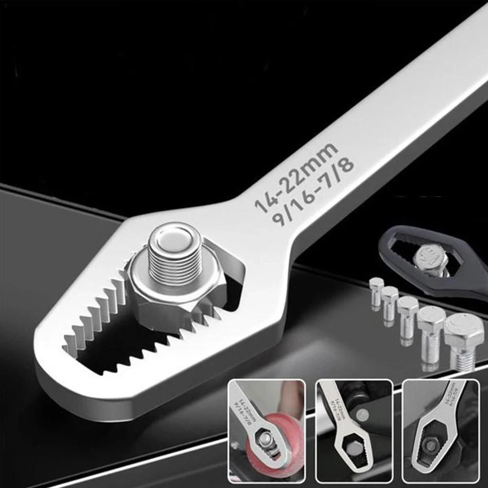 Chave Torx Universal de 8-22 mm, auto-apertável, ajustável, chave Torx de cabeça dupla