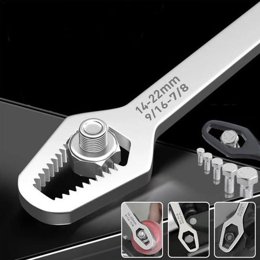 Chave Torx Universal de 8-22 mm, auto-apertável, ajustável, chave Torx de cabeça dupla