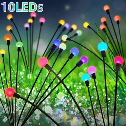 Luminárias Solares LED Vaga-Lume: Magia e Movimento para Seu Jardim!