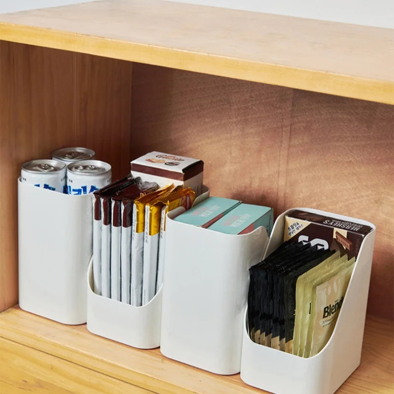 Caixas organizadoras para armazenamento de alimentos, suporte para artigos diversos, abertura inclinada, classificação, armazenamento de plástico para geladeira