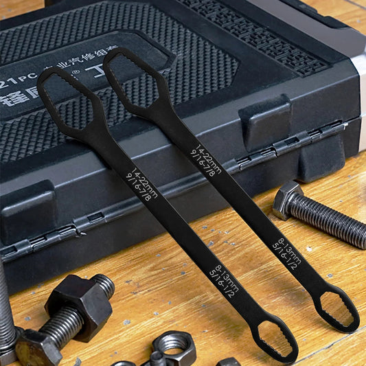 Chave Torx Universal de 8-22 mm, auto-apertável, ajustável, chave Torx de cabeça dupla