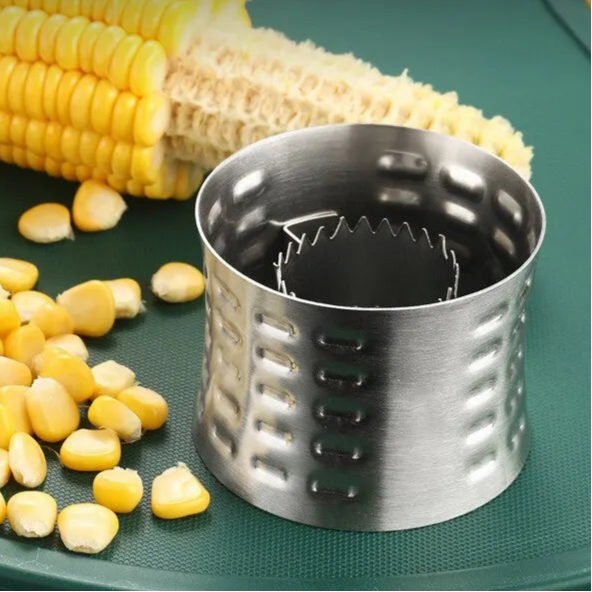 Descascador de espigas de milho de aço inoxidável - Utensílios de cozinha - 1 peça
