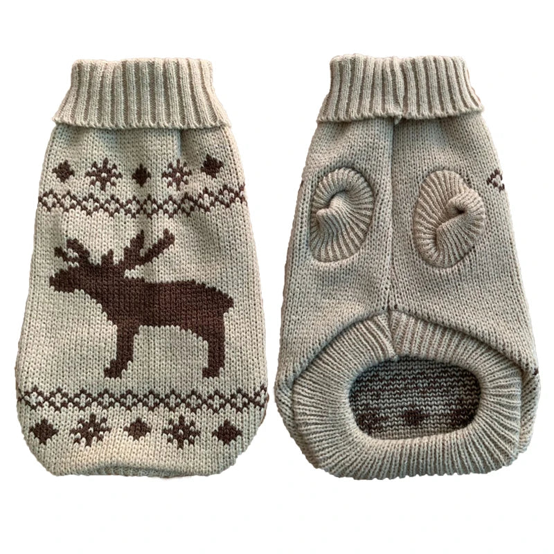 Suéter quente para cachorro de estimação, roupas de inverno para cães pequenos e médios, casaco de malha para filhotes, gatos, chihuahuas, buldogues franceses, fantasias de yorkshire