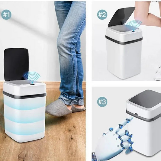 Lixeira Inteligente com Sensor de Movimento – 13L