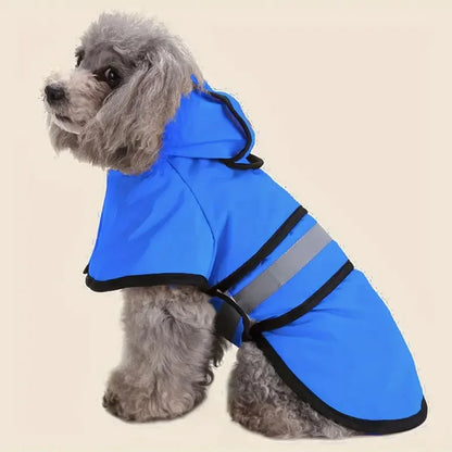 Mantenha seu animal de estimação seco e confortável - Capa de chuva ajustável à prova d'água e de vento para cães!