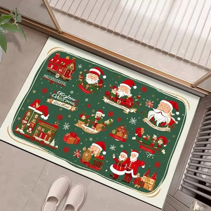 Tapete de Natal para entrada de casa e varanda