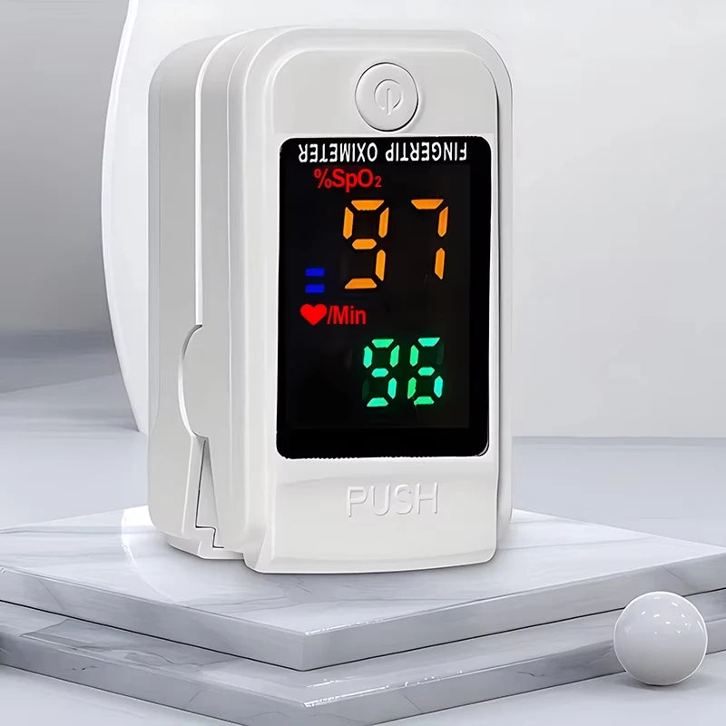 Oxímetro com clipe de dedo, termômetro eletrônico medição de temperatura da axila, oral, uso doméstico, adultos e crianças