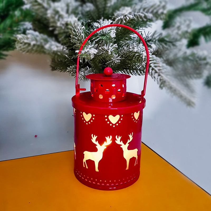 Luzes de velas de Natal, lanternas pequenas de LED, luzes de velas eletrônicas, decoração criativa de Natal