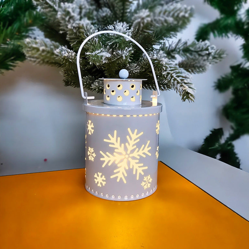 Luzes de velas de Natal, lanternas pequenas de LED, luzes de velas eletrônicas, decoração criativa de Natal